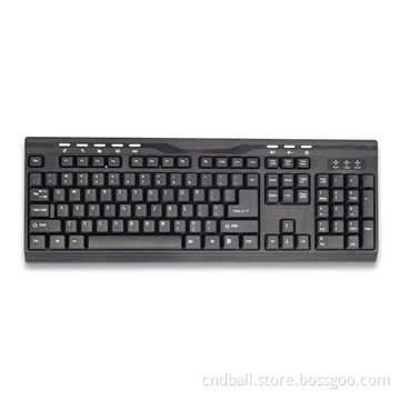 Wired Combo Keyboard with Multimedia Function USB Interconnect and Multiple Language Versions
